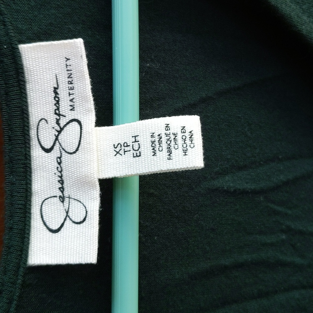 EUC Ruched Maternity Shirt - Picture 2 of 4